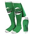Big Bang Theory Green Bazinga Caped Socks